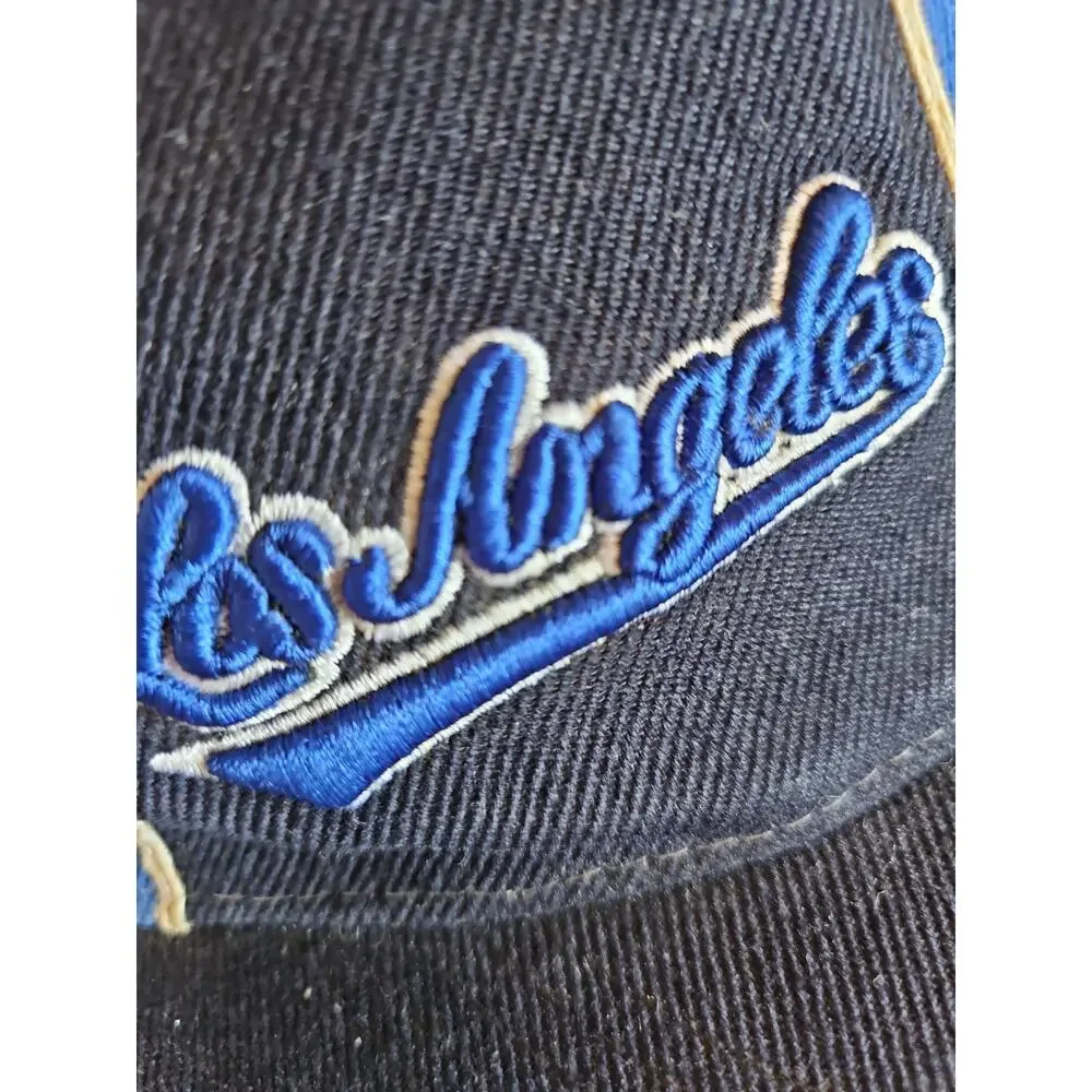 Vintage Los Angeles Dodgers LA Magic Multifit Hat Blue Color Block Baseball Cap